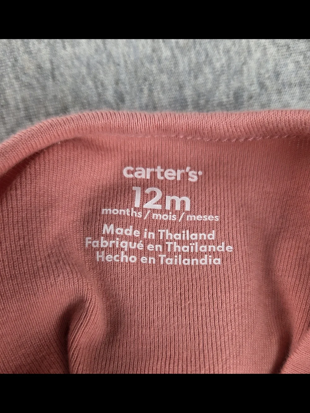 Carter's Light Orange Long-Sleeve Baby Cardigan  12 M